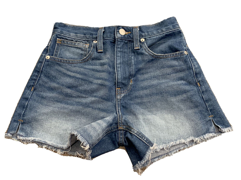 Madewell Womens The Perfect Jean Shorts In Butler Size 23 Cut Off High Rise